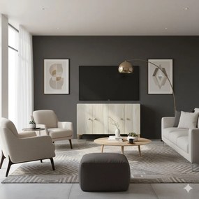 Console Simple 120 - White, Travertine White
Travertine