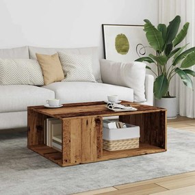 Τραπεζάκι σαλονιού παλιό ξύλο 90x67x33 cm Ξύλο μηχανής 856552