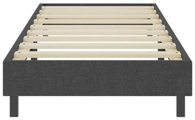 vidaXL Πλαίσιο Κρεβατιού Boxspring Γκρι 80 x 200 εκ. Υφασμάτινο