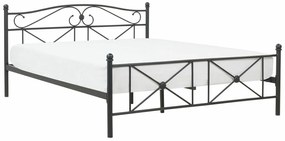 Κρεβάτι Berwyn 817, 160x200, Μέταλλο,  Τάβλες για Κρεβάτι, 166x208x92cm, Λεύκα