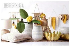 Κρεμαστό Διακοσμητικό από Ύφασμα Κίτρινο 30x37cm