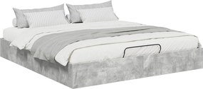 vidaXL Κρεβάτι Οθωμανικού Τύπου Σκυρόδεμα 180 x 200 cm