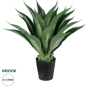 GloboStar® Artificial Garden SISAL AGAVE 20077 Τεχνητό Διακοσμητικό Φυτό Αγαύη Υ90cm