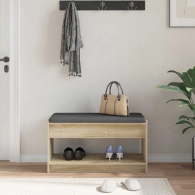 vidaXL Παγκάκι Χαλωρίου Δρύς Sonoma 83 x 38 x 45 εκ