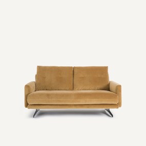 Διθέσιος καναπές από λινό βελούδο, DELICATO