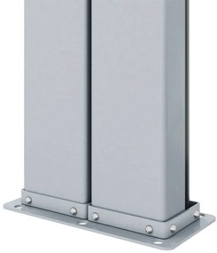 vidaXL Σκίαστρο Πλαϊνό Συρόμενο Κόκκινο 200 x 600 εκ.