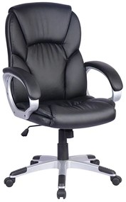 Πολυθρόνα Γραφείου A9110 01.0386 65.5x69x46-108/56-118cm Black
