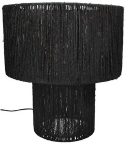 Επιτραπέζιο Φωτιστικό Μαύρο Γιούτα 40x40x42cm