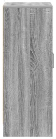 vidaXL Παπουτσοθήκη Γκρι Sonoma 60 x 35 x 92 εκ. Επεξεργασμένο Ξύλο