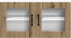 vidaXL Ραφιέρα τοίχου PORTO Artisan Δρυς 80 x 31 x 40 εκ