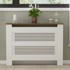 Κάλυμμα Καλοριφέρ Καρυδί / Λευκό PROICRE 112x19x82