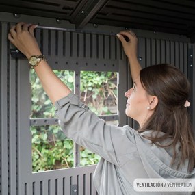 Μικρό σπιτάκι Lifetime 213 x 228 x 280 cm Γκρι