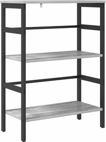 vidaXL Ράφι Βιβλίων 2 επιπέδων 60 x 29,5 x 81 εκ Επεξεργασμένο Ξύλο