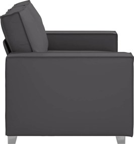 vidaXL Διθέσιος καναπές Γκρι 160 cm Τεχνητό Δέρμα