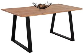 Τραπέζι Sofia Slim HM8500.11 160x90x76cm Ακακίας Natural-Black