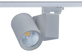 Σποτ Ράγας 4 Καλωδίων LISOR2030G4 Φ7,5x12x22cm Led 2000lm 20W 3000K Grey Aca