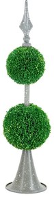 Artekko Boxwood Πράσινος Πλαστικός Τεχνητός Πύξος σε Μεταλλική Βάση (17.8x17.8x67.3)cm Artekko 35412-DS
