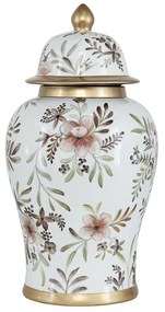 Artekko Melania Βάζο με Kαπάκι Πορσελάνη Πολυχρωμο (45x24x24)cm Artekko 60676