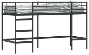 vidaXL Μαύρο 90 x 190 cm