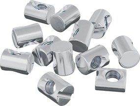 vidaXL Βίδες κουμπώματος 3462 pcs Ασημί M6 x 13 mm Μέταλλο