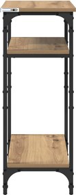 vidaXL Τραπεζάκι Πλευράς Artisan Oak 40 x 30 x 75 cm