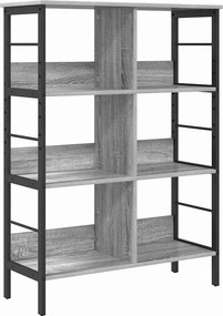 vidaXL Ράφι Βιβλίων 6 επιπέδων 82 x 32 x 112 εκ. Επεξεργασμένο Ξύλο