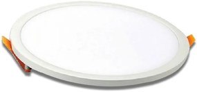 LED Πάνελ 29W Στρογγυλό Χωνευτό  Frameless Ψυχρό Λευκό 4942