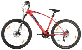 Ποδήλατο Mountain 29'' Κόκκινο με 21 Ταχύτητες &amp; Σκελετό 48 εκ. - Κόκκινο