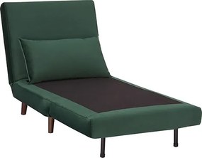 Πολυθρόνα κρεβάτι Nextdeco Stockholm πράσινο Υ90x76x81εκ.