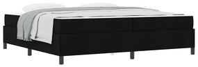 vidaXL Κρεβάτι με ελατήρια Μαύρο 200 x 200 cm