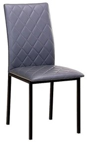 Dining Chair C-002 Fylliana Grey - Black Lines