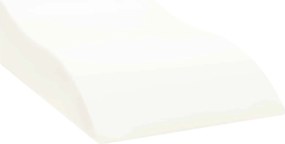vidaXL Μαξιλάρι Ποδιών Λευκό 68 x 40 x 18 εκ. PU Αφρός