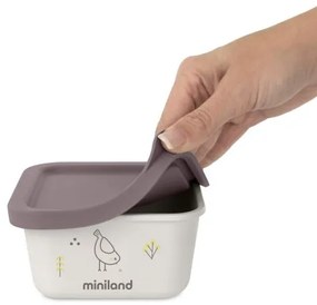 Σετ 2 αποθηκευτικά δοχεία φαγητού NATURSET CHICK Miniland