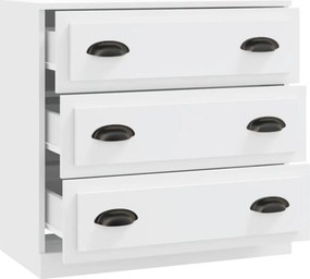 vidaXL Ντουλάπι Λευκό 70 x 35,5 x 67,5 εκ. από Επεξεργασμένο Ξύλο