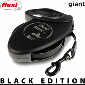 Λουρί Σκύλου Flexi Μαύρο L