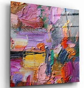 Πίνακας Γυάλινος 231MDF1344 80x80cm Multi Wallity Square Γυαλί