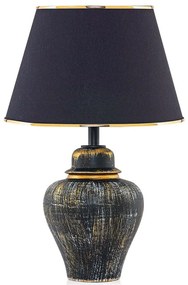 Φωτιστικό Επιτραπέζιο 687HMY2115 30x50cm E27 40W Gold-Black Opviq