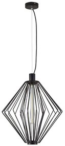 Φωτιστικό Οροφής Med 77-8229 42x42x150cm 1xE27 60W Black Homelighting