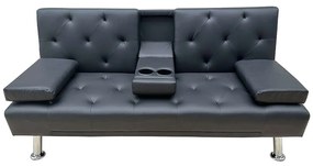 Καναπές - Κρεβάτι Rest 40.0156 168x88cm Black