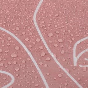 Mind 180x200 dark pink κουρτίνα μπάνιου πλαστική Sealskin