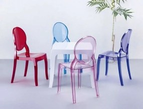 Καρέκλα Elizabeth Baby Διάφανο μπλέ