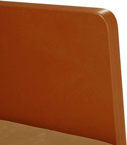 vidaXL Πολυθρόνα-Καναπέ με Μπράτσα Καφέ Βελούδινη 55 εκ.