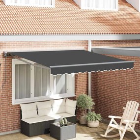 vidaXL Σκηνίτσα Αναδιπλούμενη Ανθρακί 350x250 εκ ύφασμα
