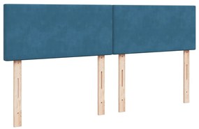 ΚΡΕΒΑΤΙ BOXSPRING ΜΕ ΣΤΡΩΜΑ ΜΠΛΕ 200X200 ΕΚ. ΒΕΛΟΥΔΙΝΟ 3288700