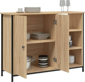 vidaXL Ντουλάπι Sonoma Δρυς 100 x 33 x 75 εκ. από Επεξεργασμένο Ξύλο