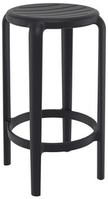 SIESTA TOM 65εκ. ΣΚΑΜΠΟ BLACK ΠΟΛ/ΝΙΟΥ 36X36X65εκ.20.0786