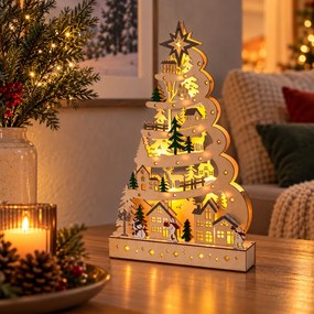 ΠΑΡΑΔΟΣΙΑΚΆ WINTER SCENES XMAS TREE 15L 45CM
