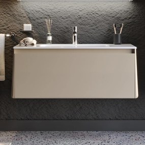 Bathroom bench with washbasin BELLA 100 Beige 101x46.5x46 cm 101x46.5x46 εκ.