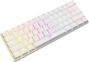 WHITE SHARK MECHANICAL KEYBOARD BLUE SWITCH SHINOBI WHITE