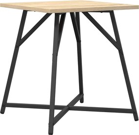 vidaXL Σετ βοηθητικά τραπεζάκια 2 pcs Σονομα δρυς και Μαύρο